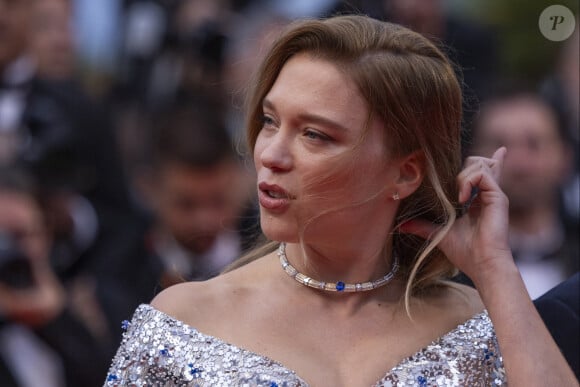 Léa Seydoux - Montée des marches du film " Le deuxième acte " pour la cérémonie d'ouverture du 77ème Festival International du Film de Cannes, au Palais des Festivals à Cannes. Le 14 mai 2024 © Olivier Borde / Bestimage