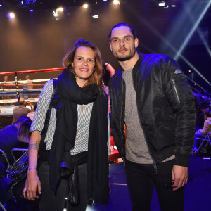 Laure Manaudou et son frère Florent Manaudou lors du gala de boxe organisé par Univent Production au Palais des Sports de Marseille le 24 mars 2018. © Bruno Bebert/Bestimage