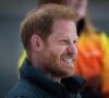 Installé en Californie avec sa famille...
Le prince Harry, duc de Sussex, réagit à son tir lors d'une tentative de curling en fauteuil roulant pendant un camp d'entraînement des Invictus Games, à Vancouver, BC, Canada. Photo par Darryl Dyck/CP/ABACAPRESS.COM