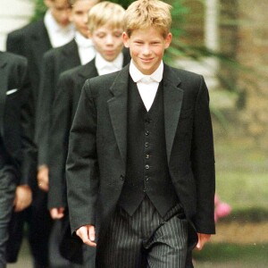 Le Prince Harry est parti pour son premier jour à Eton College. Photo par John Stillwell/PA Photos/ABACAPRESS.COM