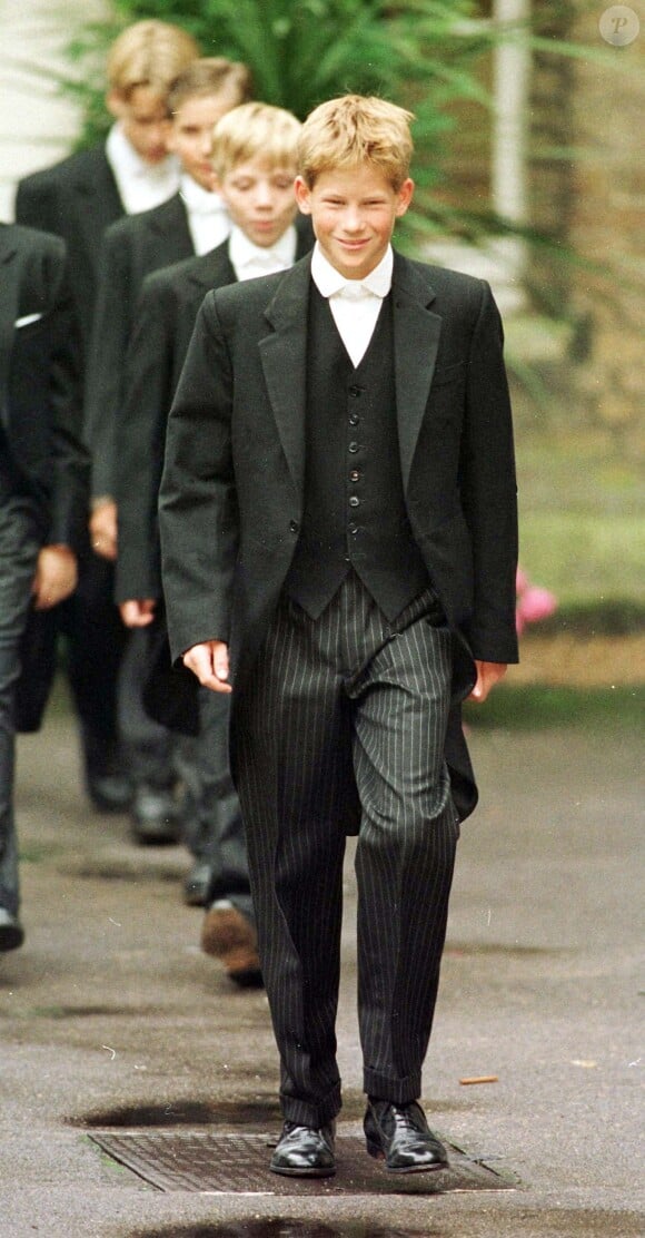 Le Prince Harry est parti pour son premier jour à Eton College. Photo par John Stillwell/PA Photos/ABACAPRESS.COM