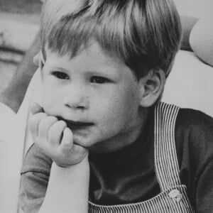 Le prince et la princesse de Galles en vacances à Majorque, en Espagne. Harry, le fils du prince Charles et de la princesse Diana, en août 1987. Photo par Arthur Edwards/The Sun/News Licensing/ABACAPRESS.COM