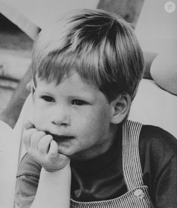 Le prince et la princesse de Galles en vacances à Majorque, en Espagne. Harry, le fils du prince Charles et de la princesse Diana, en août 1987. Photo par Arthur Edwards/The Sun/News Licensing/ABACAPRESS.COM