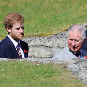 Le prince Harry a 40 ans ce dimanche.Charles, prince de Galles, le prince William, duc de Cambridge et le prince Harry visitent le Monument commémoratif du Canada à Vimy, près d'Arras, en France, dans le cadre d'une cérémonie commémorant le 100e anniversaire de la bataille de la crête de Vimy, une bataille de la Première Guerre mondiale qui a contribué à façonner l'identité nationale de l'ancienne colonie britannique qu'est le Canada. Photo par Aurore Marechal/ABACAPRESS.COM