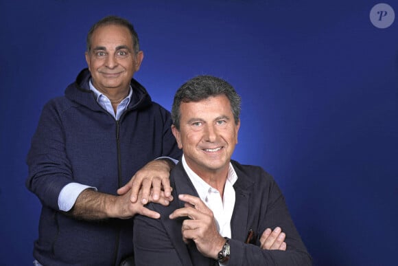 Pascal Bataille et Laurent Fontaine lors d'une séance photo à Paris, France, le 28 septembre 2022. Photo par Vim/ABACAPRESS.COM