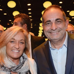 Valérie Douillet et Laurent Fontaine - Présentation du Renault Trezor concept car électrique pendant la 119ème édition du Mondial de l'Automobile 2016 au Paris Expo Porte de Versailles à Paris, France, le 29 septembre 2016. © Rachid Bellak/Bestimage 