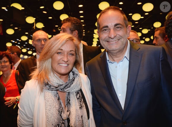 Valérie Douillet et Laurent Fontaine - Présentation du Renault Trezor concept car électrique pendant la 119ème édition du Mondial de l'Automobile 2016 au Paris Expo Porte de Versailles à Paris, France, le 29 septembre 2016. © Rachid Bellak/Bestimage 