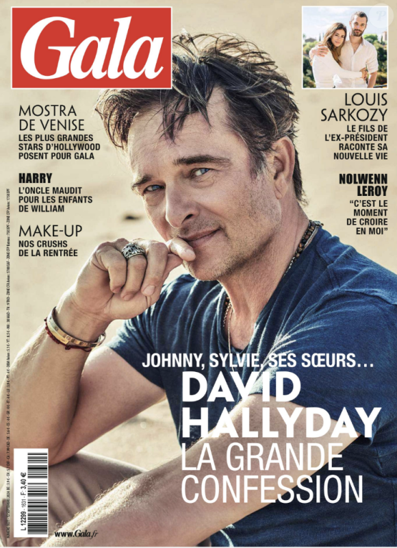 Une interview à retrouver en intégralité dans "Gala"
David Hallyday en couverture du magazine Gala du 12 septembre 2024. @Gala