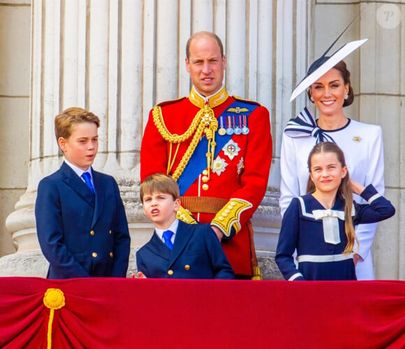 Kate Middleton, le prince William et leurs enfants George (11 ans), Charlotte (9 ans) et Louis (6 ans)