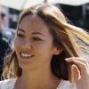Jessica Michibata, compagne de Jenson Button dans le paddock du grand prix d'Australie