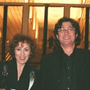 Mireille Dumas et son mari Dominique en 2002.