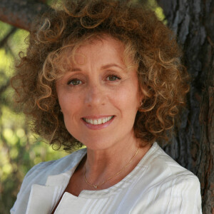 Mireille Dumas lors d'une séance photo dans sa maison de Porto, en Corse du Sud, le 14 août 2007. Photo par Max Colin/ABACAPRESS.COM