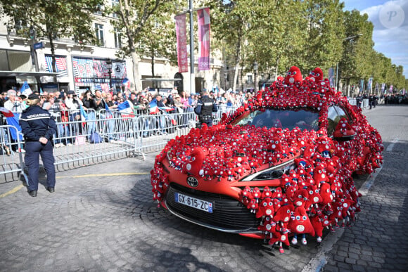 La "Parade des Champions" des Jeux Olympiques et Paralympiques de Paris2024, sur les Champs-Elysées. Paris, le 14 septembre 2024. © Eliot Blondet/Pool/Bestimage 