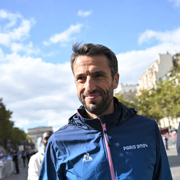 Tony Estanguet - La "Parade des Champions" des Jeux Olympiques et Paralympiques de Paris2024, sur les Champs-Elysées. Paris, le 14 septembre 2024. © Eliot Blondet/Pool/Bestimage 