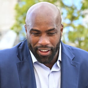 Teddy Riner - La "Parade des Champions" des Jeux Olympiques et Paralympiques de Paris2024, sur les Champs-Elysées. Paris, le 14 septembre 2024. © Eliot Blondet/Pool/Bestimage 