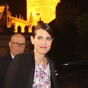 Charlotte Casiraghi arrive à la soirée Vanity Fair 2023 à Seville le 2 novembre 2023. Photo ©2023 18/Lagencia Press Carlota Casiraghi arrives at the Vanity Fair party in Seville