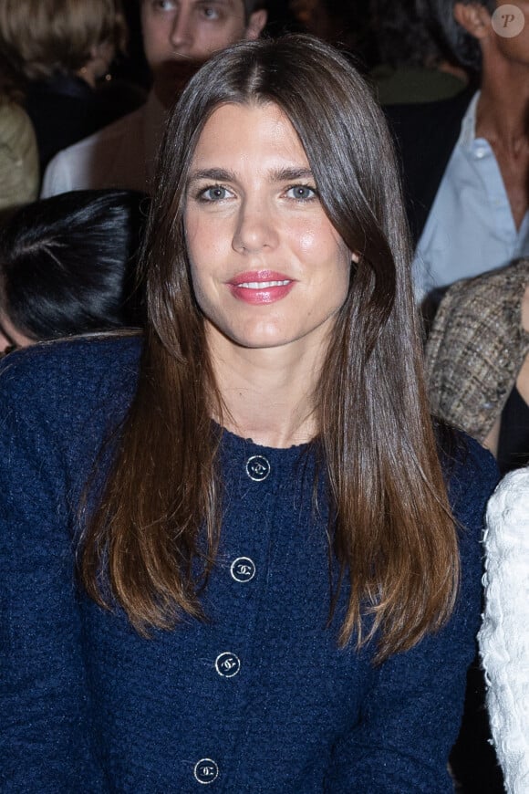 Charlotte Casiraghi - Photocall du défilé de mode printemps-été 2024 "Chanel" au Grand Palais Ephémère lors de la fashion week de Paris. Le 3 octobre 2023 © Olivier Borde / Bestimage 