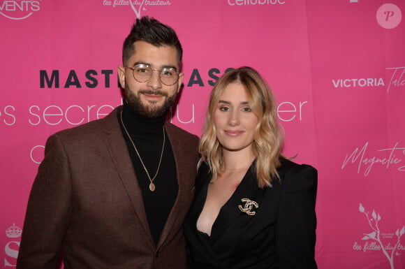 Exclusif - Benoît Assadi et sa femme Jesta Hillmann Assadi (Koh-Lanta) - Soirée "Masterclass - Les secrets du métier d'influenceur" à Paris, le 9 décembre 2019. © Veeren/Bestimage