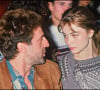 Emmanuelle Béart et Daniel Auteuil à Paris en 1986.