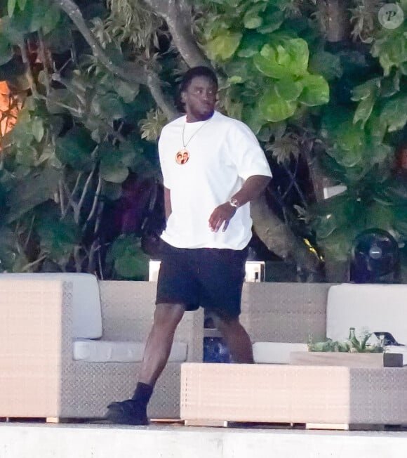 Sean Diddy Combs has a meeting with a friend and mother Janice in Miami Beach, Florida.