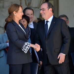 Ségolène Royal - Dernier conseil des ministres de la présidence de François Hollande au palais de l'Elysée à Paris. Le 10 mai 2017 © Veeren / Bestimage 