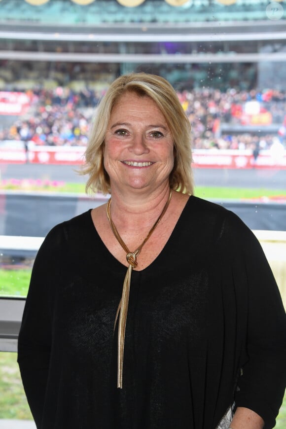 Marina Carrère d'Encausse - People à la 98ème édition du Grand Prix d'Amérique à l'hippodrome de Vincennes le 27 janvier 2019. Les recettes des entrées du jour sur l'hippodrome seront reversées à l'association SOS Autisme France. © Lionel Urman/Bestimage 