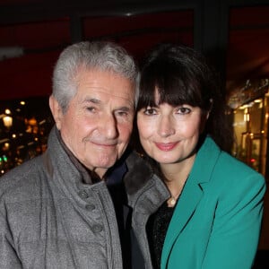 Exclusif - Claude Lelouch et sa compagne Valérie Perrin - L'équipe du film de C. Lelouch "L'Amour c'est mieux que la Vie" se retrouve au restaurant Le Fouquet's avant la Première du film à Paris le 17 janvier 2022 . © Bertrand Rindoff Petroff / Bestimage 