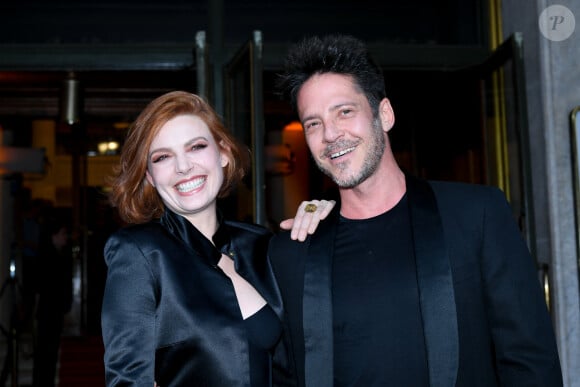 Elodie Frégé et ami et agent Aurélien Story arrivant au "Concerto pour la Paix" organisé par Omar Harfouch au Théâtre des Champs Élysées à Paris, France, le 18 Septembre 2024. © Rachid Bellak / Bestimage 