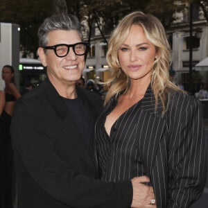 Marc Lavoine et sa compagne Adriana Karembeu arrivant au "Concerto pour la Paix" organisé par Omar Harfouch au Théâtre des Champs Élysées à Paris, France, le 18 Septembre 2024. © Perusseau / Tribeca / Bestimage 