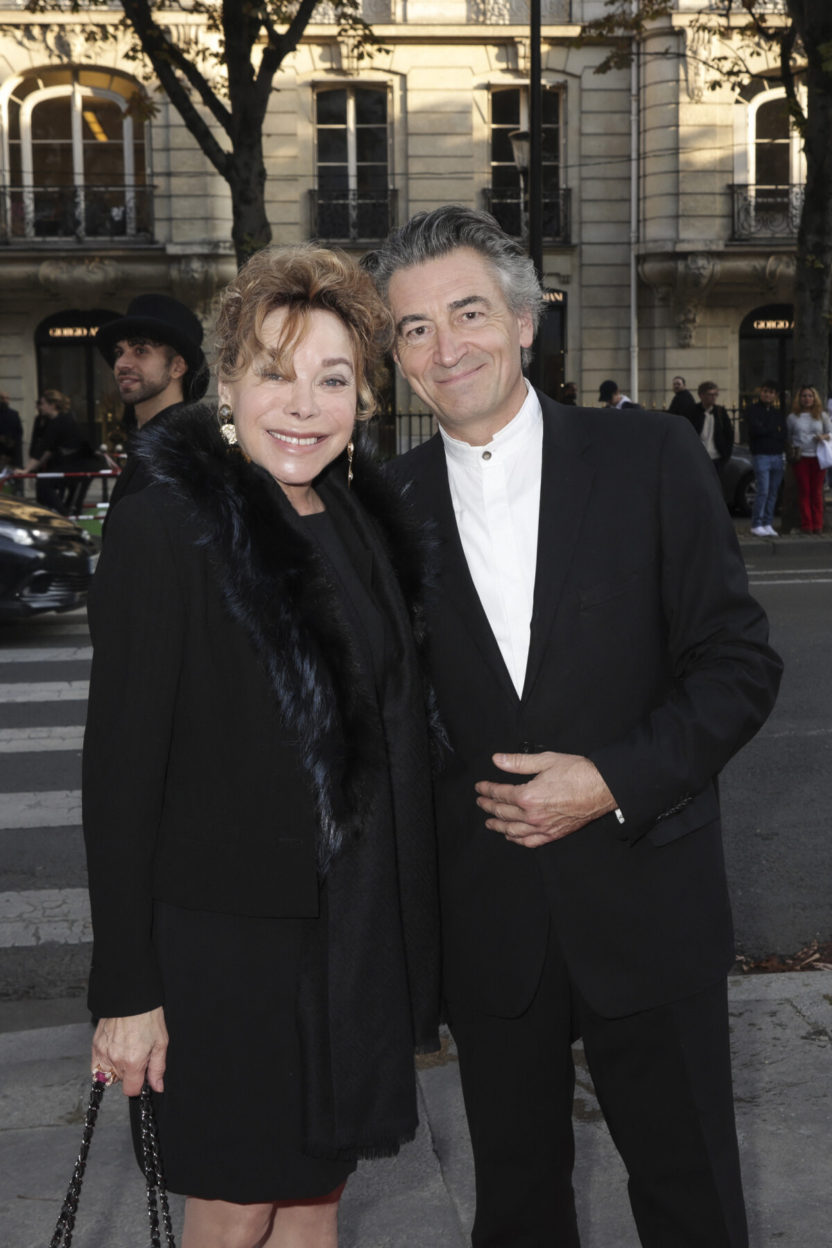 Photo : Grace de Capitani et son mari arrivant au 