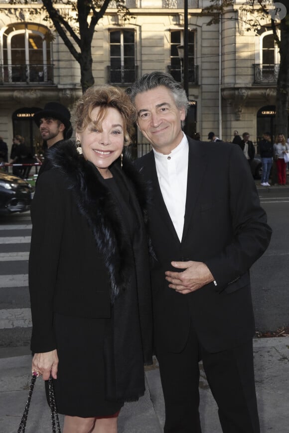 Grace de Capitani et son mari arrivant au "Concerto pour la Paix" organisé par Omar Harfouch au Théâtre des Champs Élysées à Paris, France, le 18 Septembre 2024. © Perusseau / Tribeca / Bestimage 