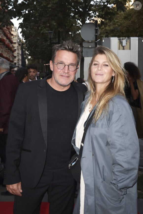 Benjamin Castaldi et sa femme Aurore arrivant au "Concerto pour la Paix" organisé par Omar Harfouch au Théâtre des Champs Élysées à Paris, France, le 18 Septembre 2024. © Perusseau / Tribeca / Bestimage 