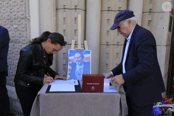 guest - Obsèques du journaliste sportif, Didier Roustan, décédé le 11 septembre à l'âge de 66 ans en l'église Notre-Dame-des-Pins, à Cannes le 20 septembre 2024. © Franz Chavaroche/Bestimage