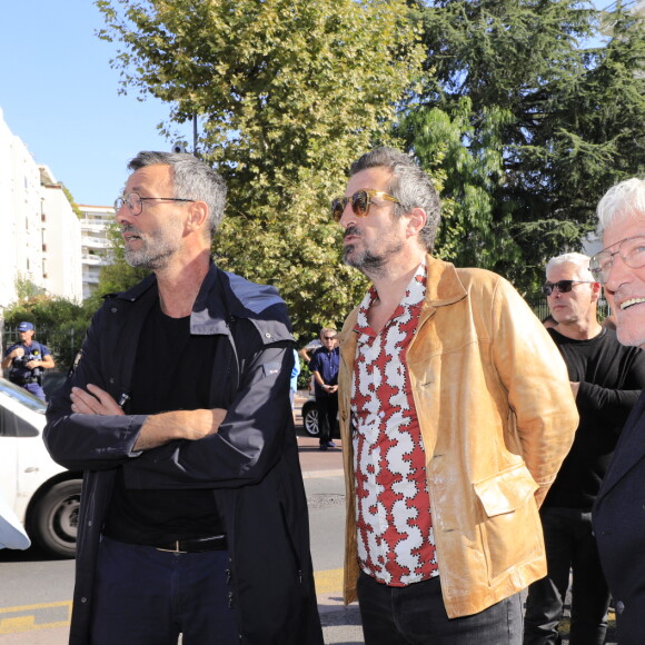 Obsèques du journaliste sportif, Didier Roustan, décédé le 11 septembre à l'âge de 66 ans en l'église Notre-Dame-des-Pins, à Cannes le 20 septembre 2024. © Franz Chavaroche/Bestimage