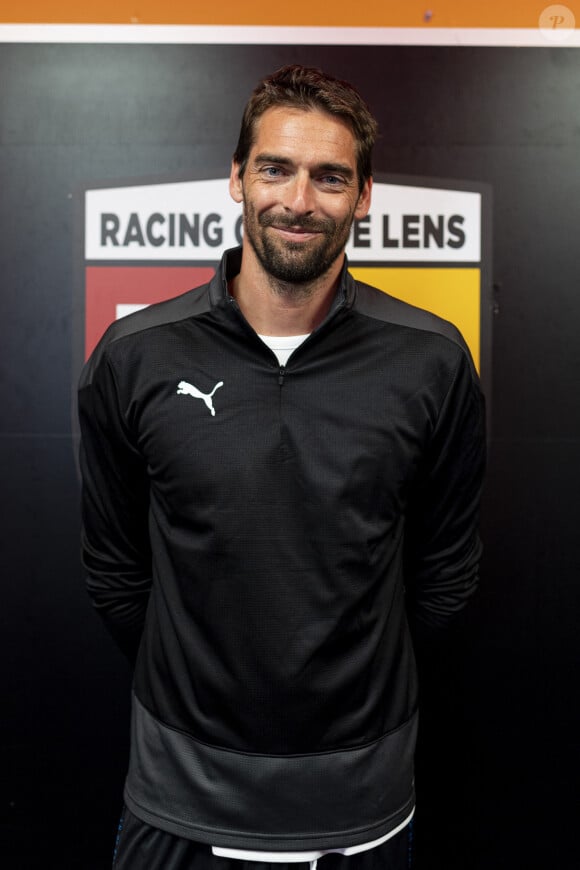 Exclusif - Camille Lacourt - 3ème édition de la rencontre de football caritative "Match des héros" entre le "RC Lens Légendes" et "L'équipe Unicef" au stade Bollaert-Delelis à Lens le 6 juin 2023. © Pierre Perusseau / Bestimage