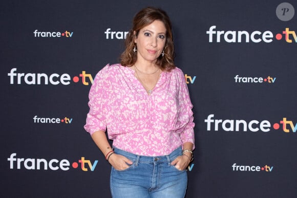 Lea Salame assiste a la Conference de Presse de rentree de France Televisions a Paris, France le 11 Juillet 2023. Photo by Aurore Marechal/ABACAPRESS.COM