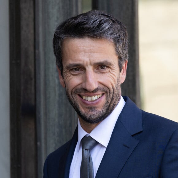 
Le président français du Comité d'organisation des Jeux olympiques et paralympiques de 2024 à Paris, Tony Estanguet, assiste à une réunion organisée par le président français pour les parties prenantes ayant contribué à l'organisation et à l'accueil des Jeux olympiques de 2024 à Paris, au Palais de l'Elysée à Paris, France, le 12 août 2024. Photo par Raphael Lafargue/ABACAPRESS.COM