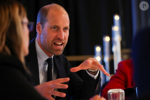 Le Prince William, prince de Galles, visite Homewards Aberdeen, à Aberdeen, Écosse le 19 septembre 2024. © Russell Cheyne/WPA-Pool/Julien Burton via Bestimage 