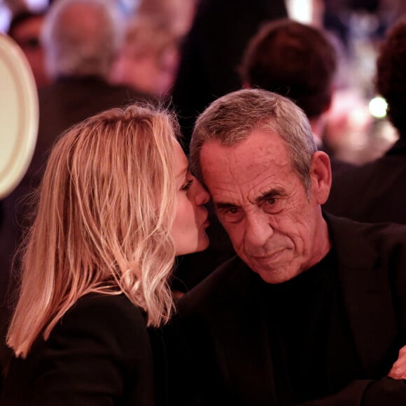 Audrey Crespo-Mara et Thierry Ardisson - Soirée de gala "Heroes for Imagine" qui a permis de récolter dix millions d'euros au profit de la recherche contre les maladies génétiques à Paris le 23 septembre 2024. © Dominique Jacovides / Bestimage 