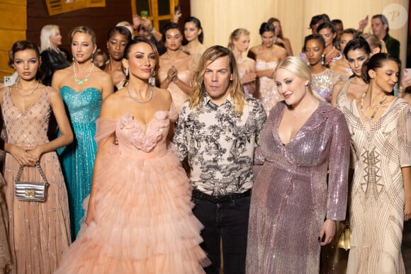 Christophe Guillarme, Hayley Hasselhoff, Delphine Wespiser - Défilé de mode Femmes Printemps/Été 2025 "Christophe Guillarmé" lors de la fashion week de Paris. Le 25 septembre 2024 © Jérémy Melloul / Bestimage 