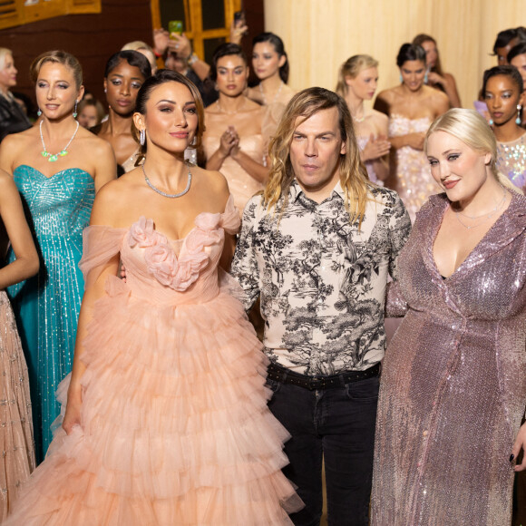 Christophe Guillarme, Hayley Hasselhoff, Delphine Wespiser - Défilé de mode Femmes Printemps/Été 2025 "Christophe Guillarmé" lors de la fashion week de Paris. Le 25 septembre 2024 © Jérémy Melloul / Bestimage 