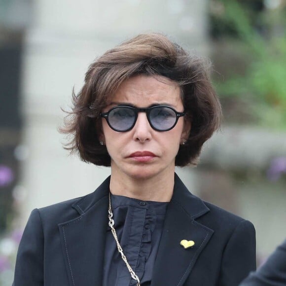 Rachida Dati, ministre de la Culture, lui a rendu hommage.
Rachida Dati, ministre de la Culture - Obsèques de P.Laffont dans la salle de la Coupole du cimetière du Père-Lachaise à Paris, le 23 août 2024. L'animateur de télévision est décédé le 7 août 2024 à l'âge de 84 ans. © Dominique Jacovides / Bestimage