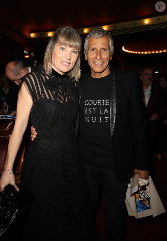 Nagui et sa femme Mélanie Page - 35ème cérémonie des Molières aux Folies Bergère à Paris le 6 mai 2024. © Coadic Guirec / Bestimage