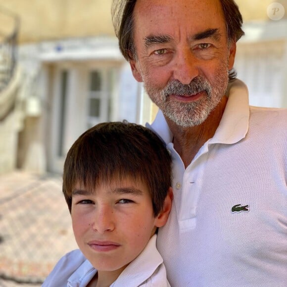 Jacques, le mari de Marie du Sordet, avec Joseph - Instagram, juin 2023