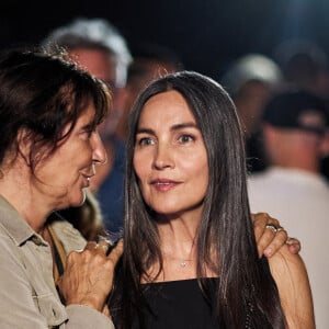 Exclusif - Azucena Caamaño et Anne Marcassus - Backstage - Enregistrement de l'émission "Avec Florent, tout le monde ELA" à La Seine Musicale à Paris, diffusée le 1er septembre à 21h10 sur TF1 © Cyril Moreau-Dominique Jacovides / Bestimage 