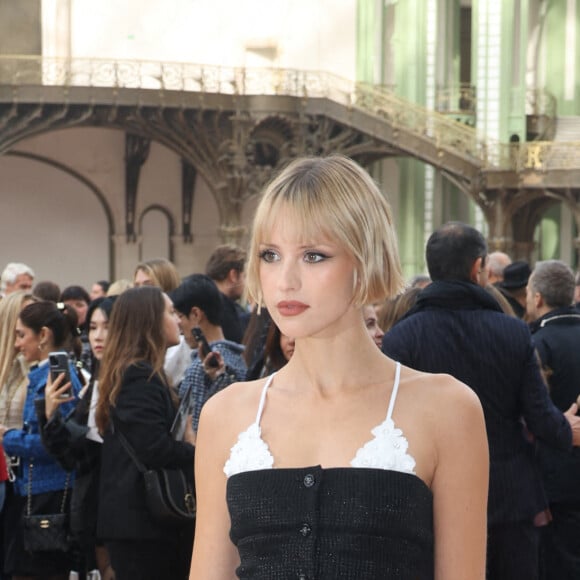 Angele attends the Chanel Paris Womenswear Spring-Summer 2025 show as part of Paris Fashion Week on October 01, 2024 in Paris, France. Photo by Jerome Dominé/ABACAPRESS.COM 