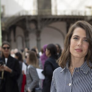 Charlotte Casiraghi au Front Row du défilé de mode féminine Chanel printemps-été 2025 lors de la Fashion Week de Paris (PFW), au Grand Palais, à Paris, France, le 1er october 2024. © Olivier Borde/Bestimage