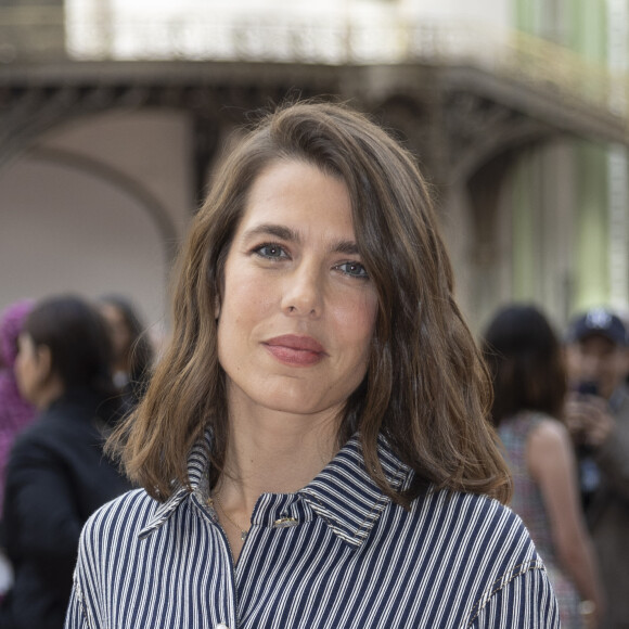 Charlotte Casiraghi au Front Row du défilé de mode féminine Chanel printemps-été 2025 lors de la Fashion Week de Paris (PFW), au Grand Palais, à Paris, France, le 1er october 2024. © Olivier Borde/Bestimage