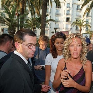 Ophélie Winter à Cannes à l'hôtel Martinez en 2001