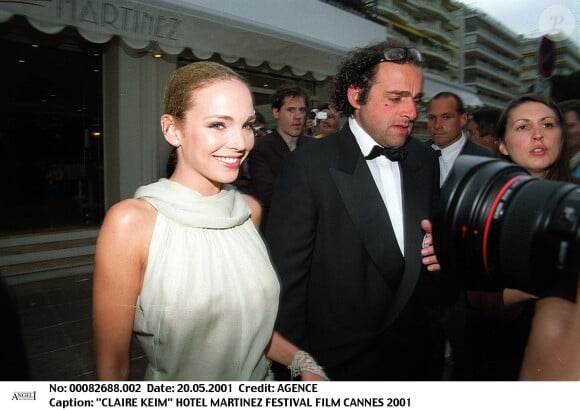 Claire Keim en 2001, à Cannes à l'hôtel Martinez